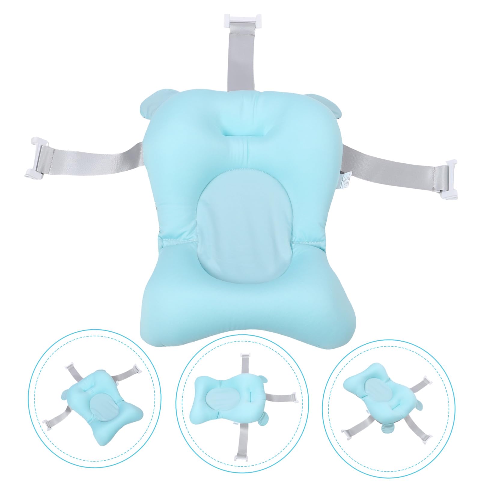 Cojín de Baño para Bebés Azul de Poliéster, Varios Estilos
