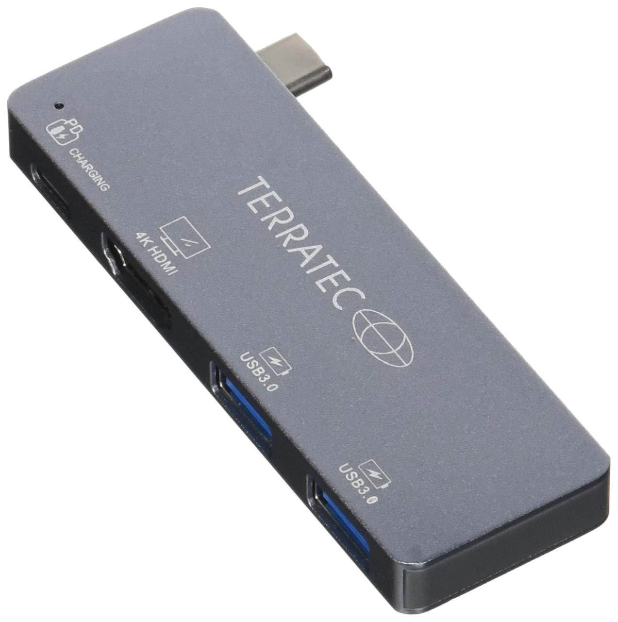 TerraTec251737 USB Type C Adapter Grey