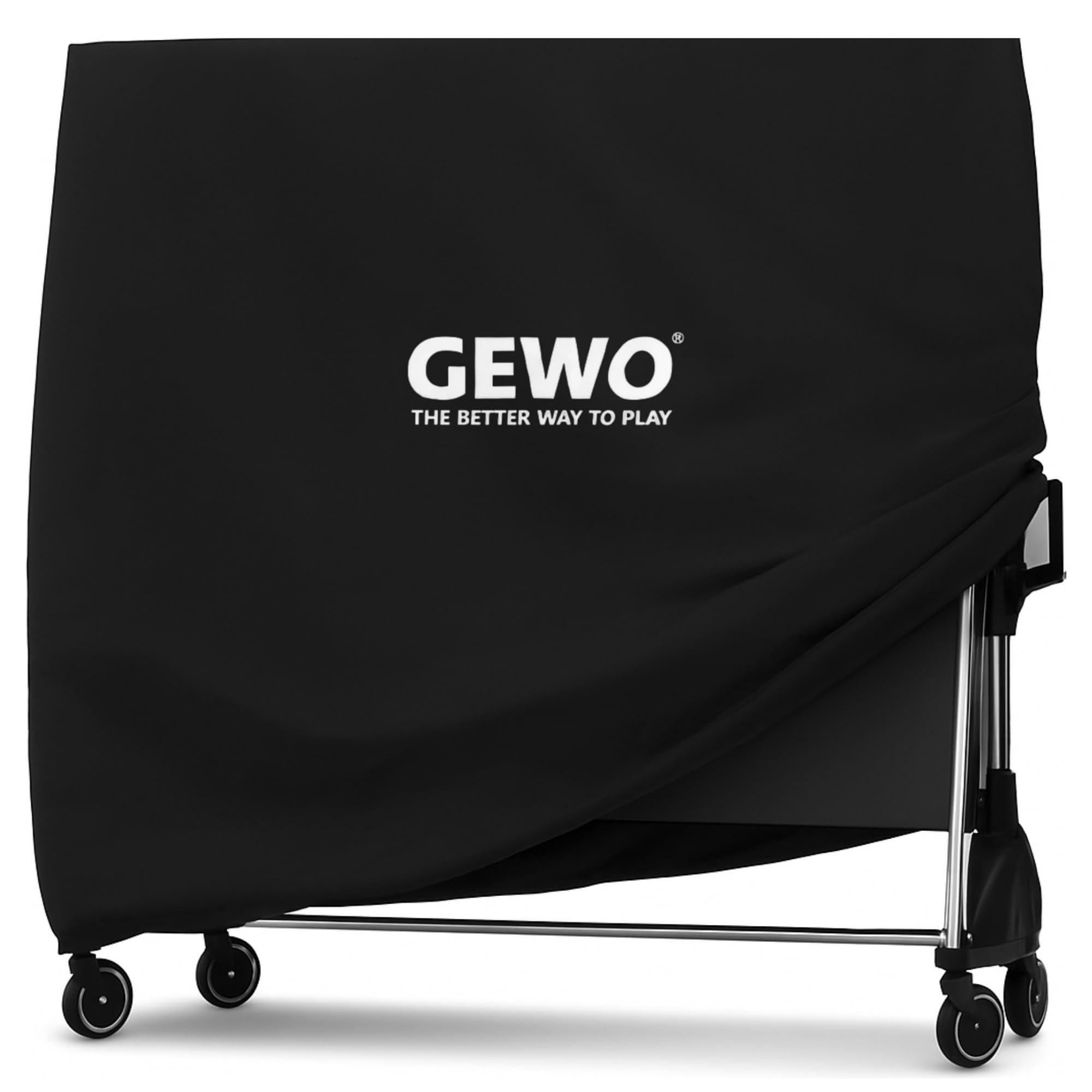 GEWO Robuste Universal Abdeckung für Tischtennisplatte Outdoor 600D Oxford Gewebe, Tischtennis Hülle, Abdeckplane Tischtennistisch Outdoor, Wetterfest UV-beständig