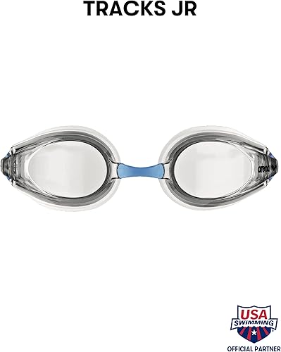 Miniatura 3 de ARENA Tracks - Gafas de natación unisex para jóvenes y jóvenes, esenciales, para niños, nadadores, jóvenes corredores de 6 a 12 años, con