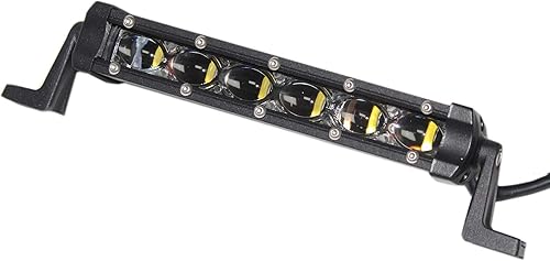 2 x 8 pulgadas sola fila 30 W Off Road barra de luz LED Spot Beam LED 12V barra luz para camión ATV Ute SUV Pickup Cab SUV Bus 4X4WD UTE Van IP68