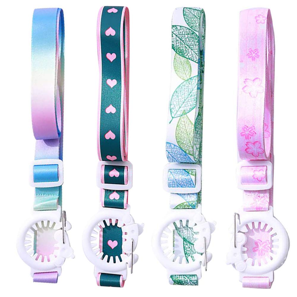 LWZko 4 Pieces Water Bottle Shoulder Strap, Portable Long Buckle Hanging Rope, Polyester Portable Adjustable Long Buckle Cupwater Bottle Hanging Rope for Outdoor, Camping, Hiking Traveling