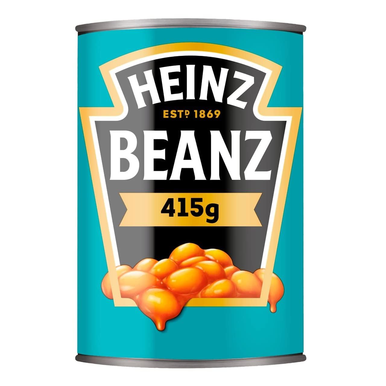 HEINZ Beans In Tomato Sauce, Baked, 415 Gram, Pack Of 6