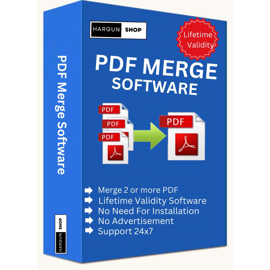 Hargun Shop Pdf Merge Software for PC - Lifetime Validity | Latest Version (Email Delivery in 2 hours- No CD) (B0D1TH4C89) Amazon Price History, Amazon Price Tracker