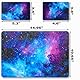 Laptop Haut Aufkleber Aufkleber, 12 13 13,3 14 15 15,4 15,6 Zoll Laptop Vinyl Haut Aufkleber Abdeckung Art Protector Notebook PC (2 Handgelenk Pad enthalten), wasserdicht abnehmbar, Nebel Galaxy