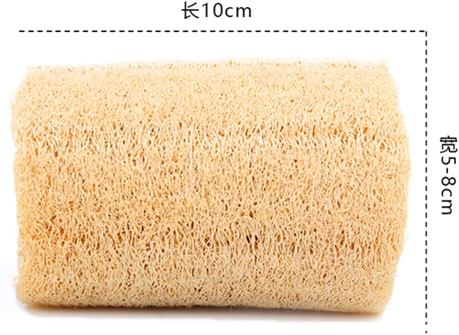 Scrubber 100% Natural loofah Sponge Brush for Housewife Kitchen Cleaning Sponge Length 10cm Environmentally Safe (10) image 2