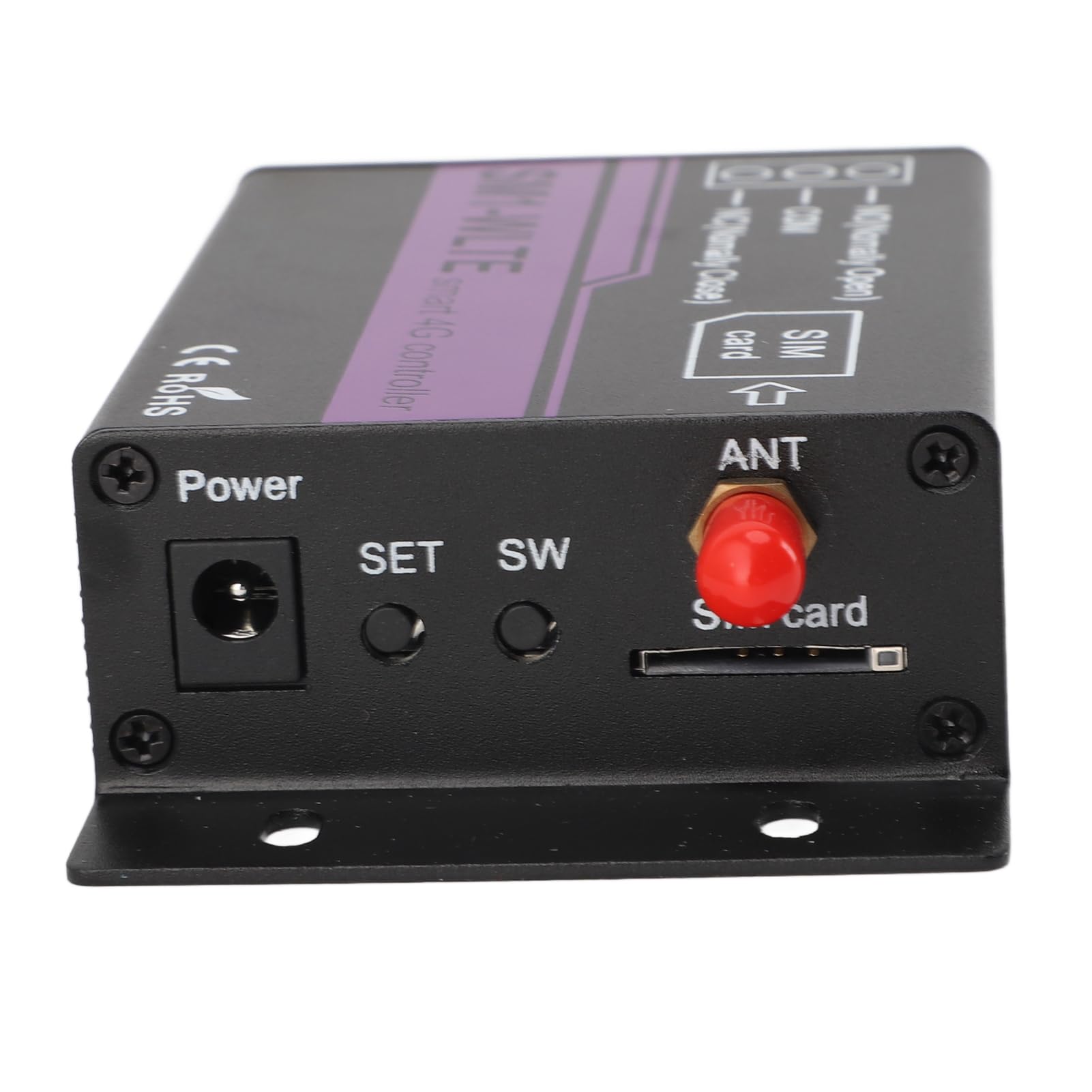 Fdit Apricancello GSM, Interruttore relè Remoto 4G con Allarme | Corpo in Alluminio, Allarme SMS Blackout, Uscita relè NO/NC, Sensore -40°C a 125°C, Controllo Industriale