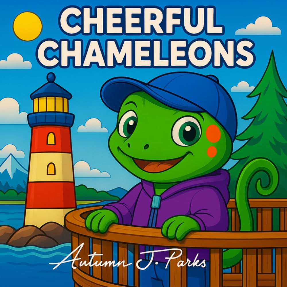 Cheerful Chameleons: A Colorful Collection of Charming Chameleons to Brighten Your Day!