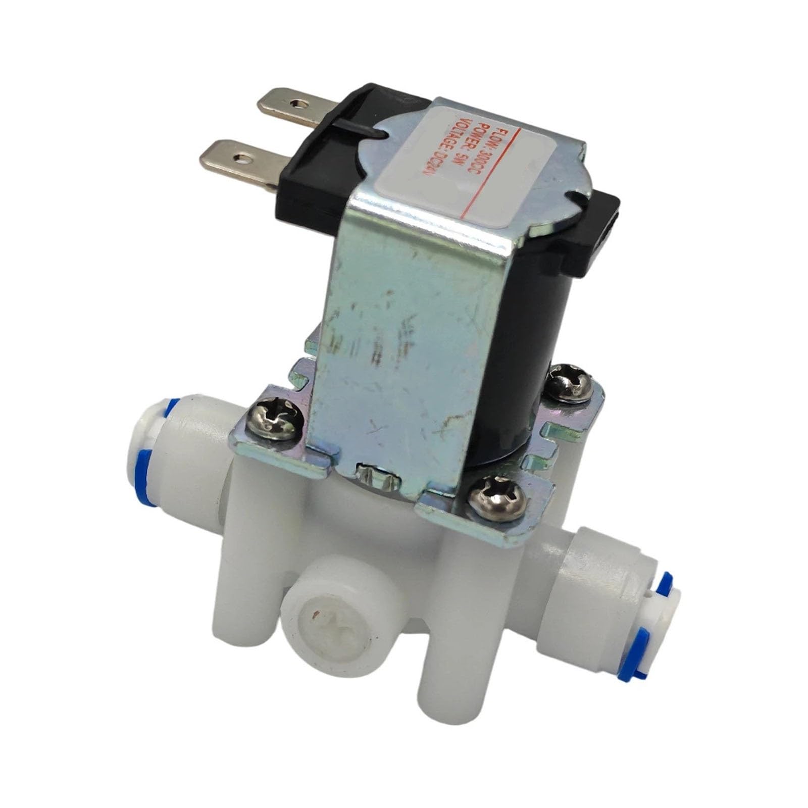 Kunyos One Color Plastic Electric 24Vdc Solenoid Valve Water With Waste Flow 300Cc Restrictor