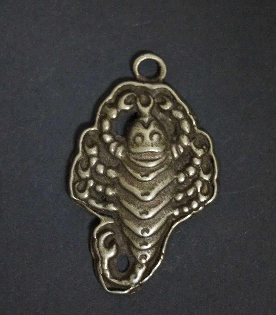 チベット トクチャ経文鍵 スペーサー飾り 銅製根付 緒締玉 提げ物 装飾