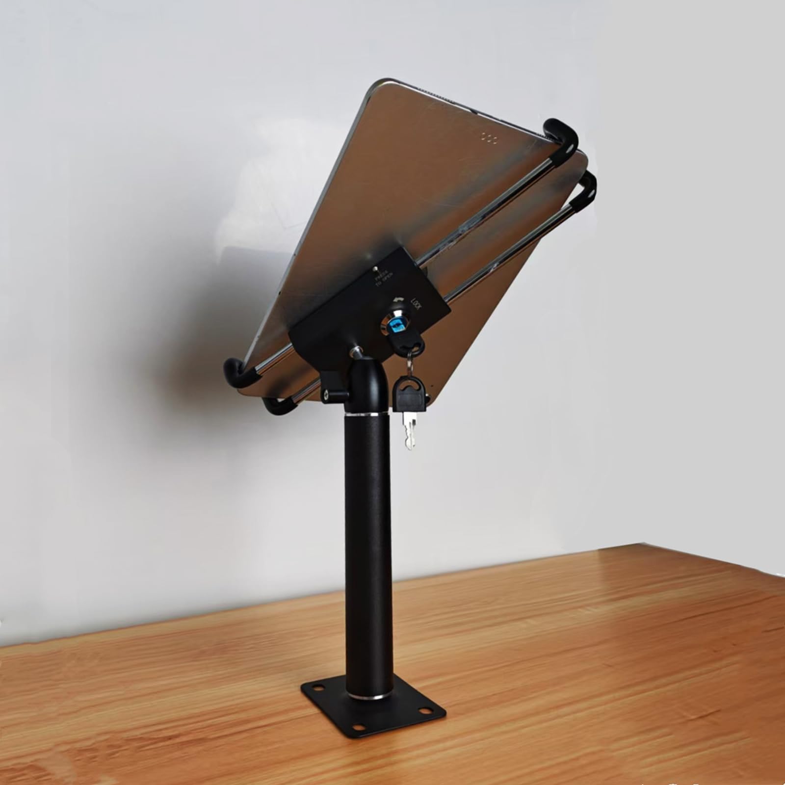 Supporto per tablet Staffa regolabile da scrivania con staffa da tavolo girevole a 360 gradi per tablet da 7-13 pollici Supporto per tablet in metallo Supporto da tavolo portatile