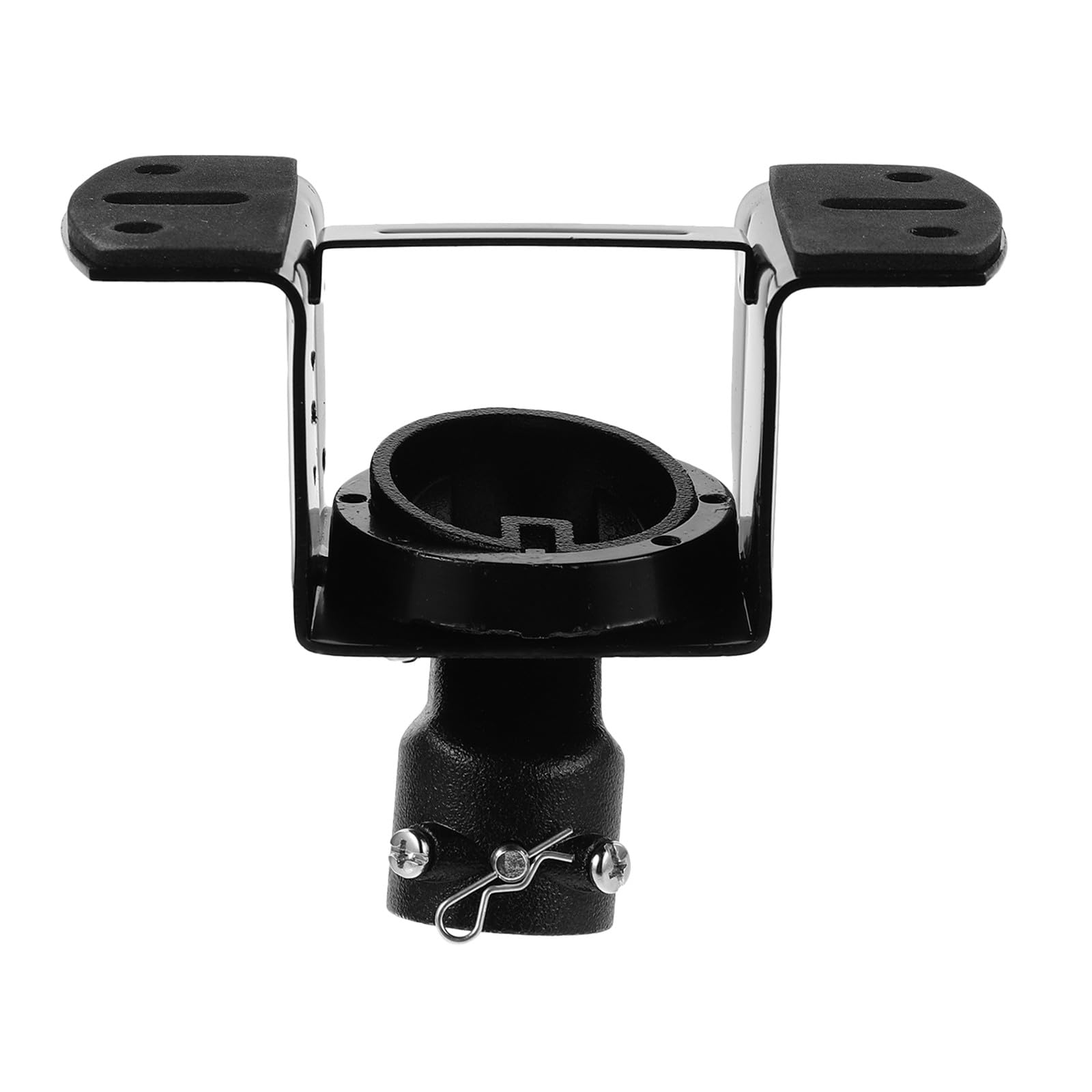 YARNOW Soporte de Montaje Material de Hierro Negro para Ventilador de Techo Adaptador para Techos Inclinados Alta Adaptabilidad Diseño para Cocina y Dormitorio
