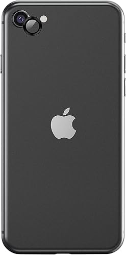 Miniatura 2 de Kenko Protector de lente de teléfono inteligente para iPhone SE3  SE2 negro, vidrio templado, repelente al agua y antihuellas, aluminio de color