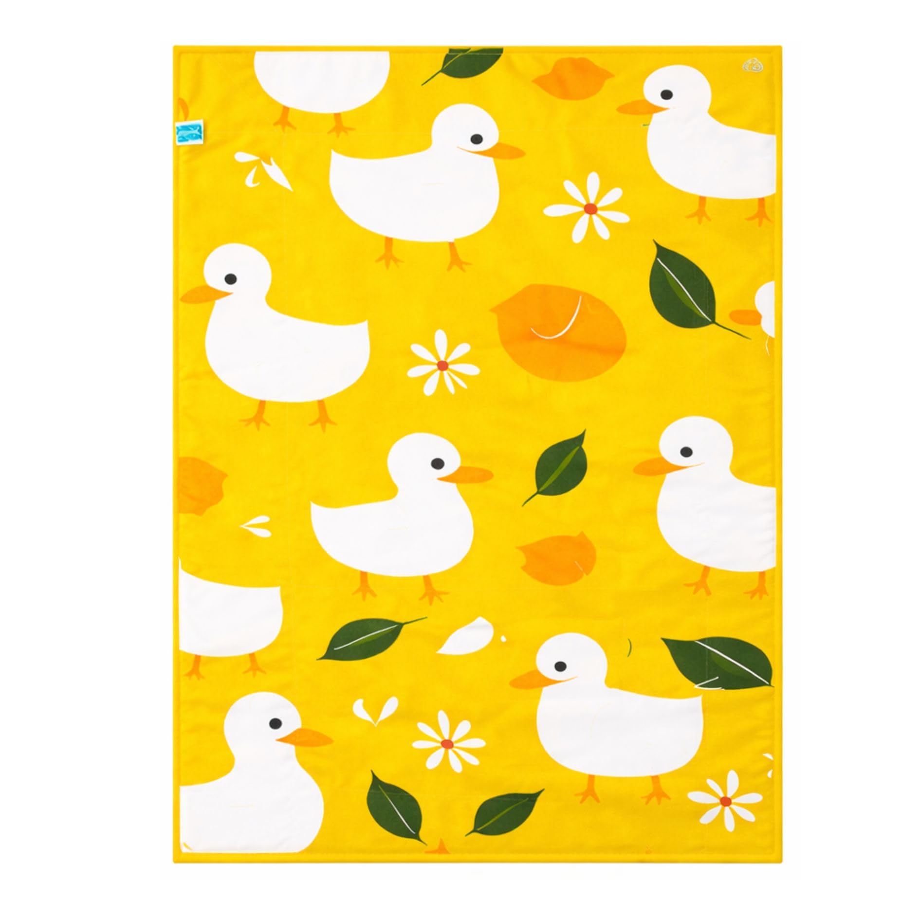 ZIKKU Waterproof Baby Changing Mat Cotton Baby Dry Sheet Reusable Leakproof Diaper Changing Mat for Newborn 60x45 cm (Yellow)-picture-25