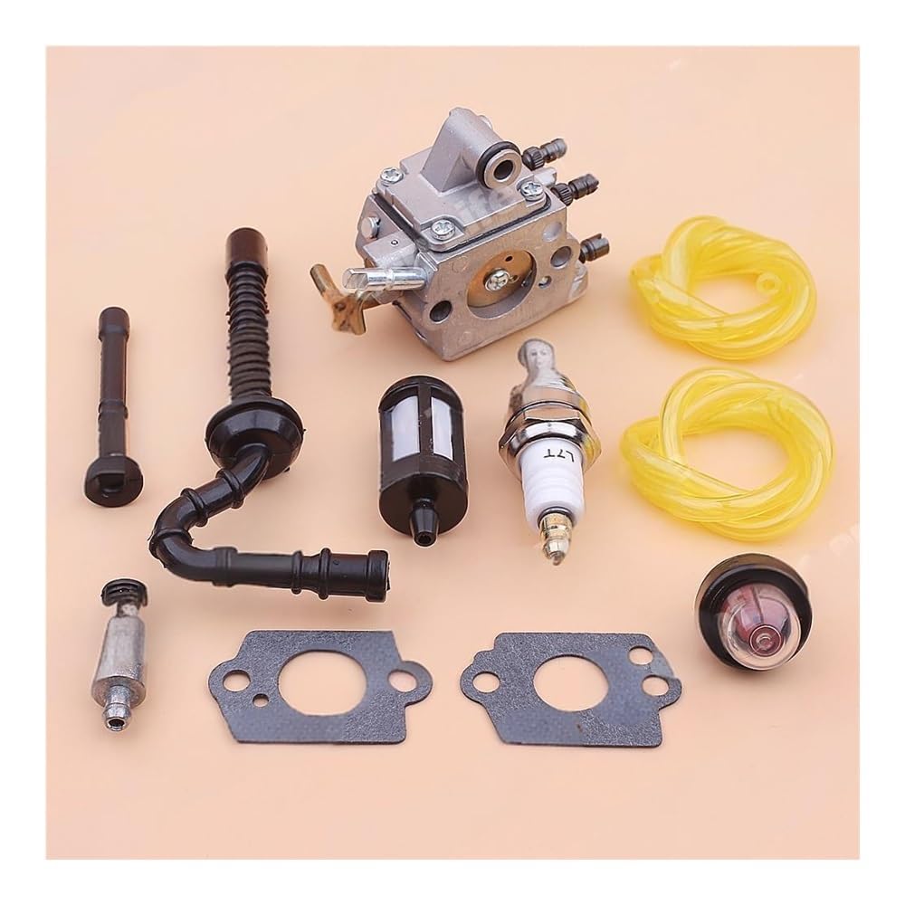 Carburateur MS192T performant avec poire d'amorçage pour moteur sans calage