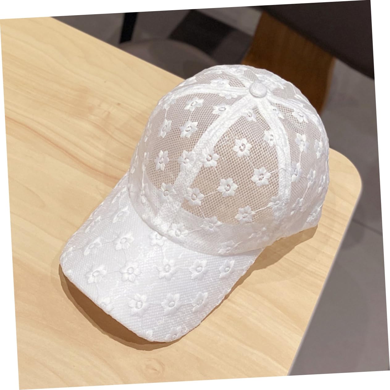 GALPADA Lot De 3 Casquettes À Visière À Large Bord en Dentelle Respirante pour L'extérieur