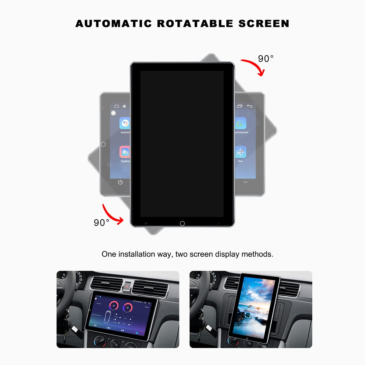 Amazon.co.jp: JOYING Android 10 カーステレオ 10.1インチ 自動回転