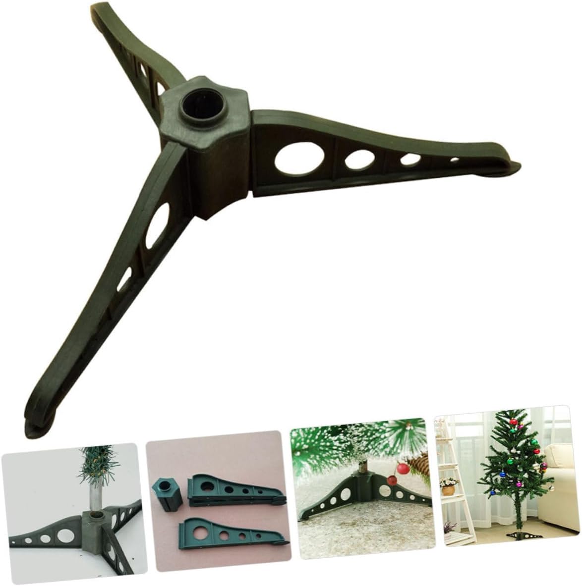 ABOOFAN 2pcs Christmas Tree Stand Sturdy Base for Artificial Trees Easy Installation Resistant Bracket for Holiday Decor and Festive Home Displays