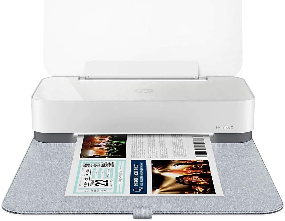 HP Tango X Smart Wireless Printer with Indigo Linen -cover – Mobile Remote Print, Scan, Copy, HP Instant Ink (3DP64A) : Office Products