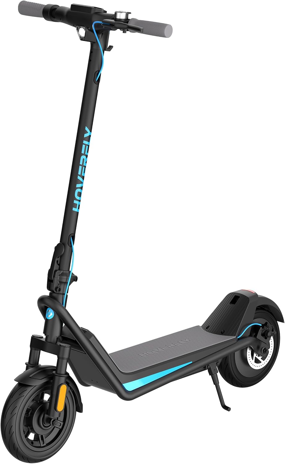 Hoverfly X3/X5 Electric Scooter for Adults, 18/25 Mile Range, 20Mph Top Speed, 500W Motor, 10” Solid Tire, with Double Suppression Electric Code Lock Walk Assist Mode, Foldable Commuting E Scooter