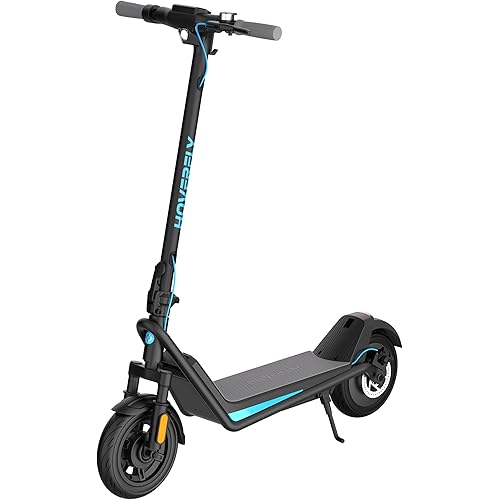 Hoverfly X3/X5 Electric Scooter for Adults, 18/25 Mile Range, 20Mph Top Speed, 500W Motor, 10'' Solid Tire, with Double Suppression Electric Code Lock Walk Assist Mode, Foldable Commuting E Scooter