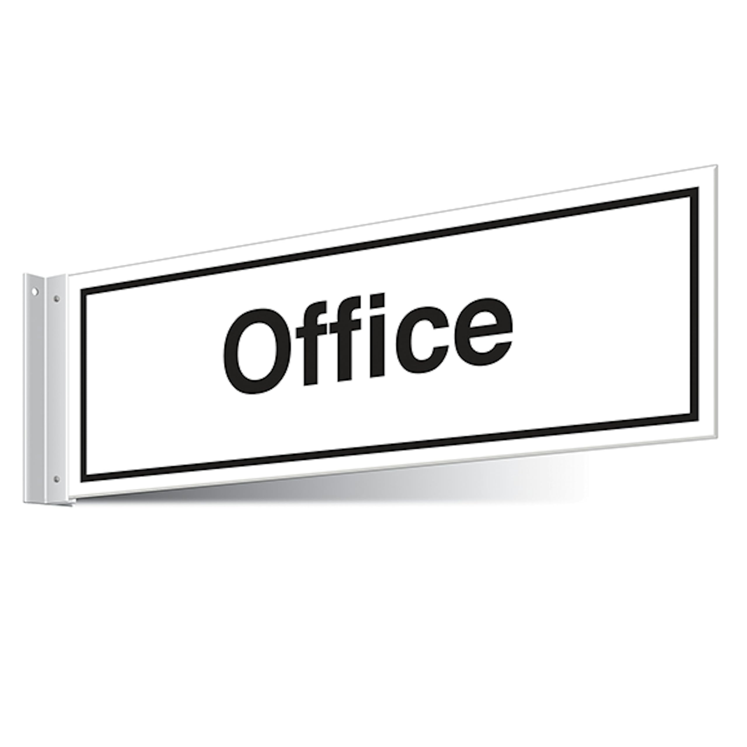 V Safety Office Corridor Sign 450 x 150 mm - 3mm Indoor Palboard Safety Sign