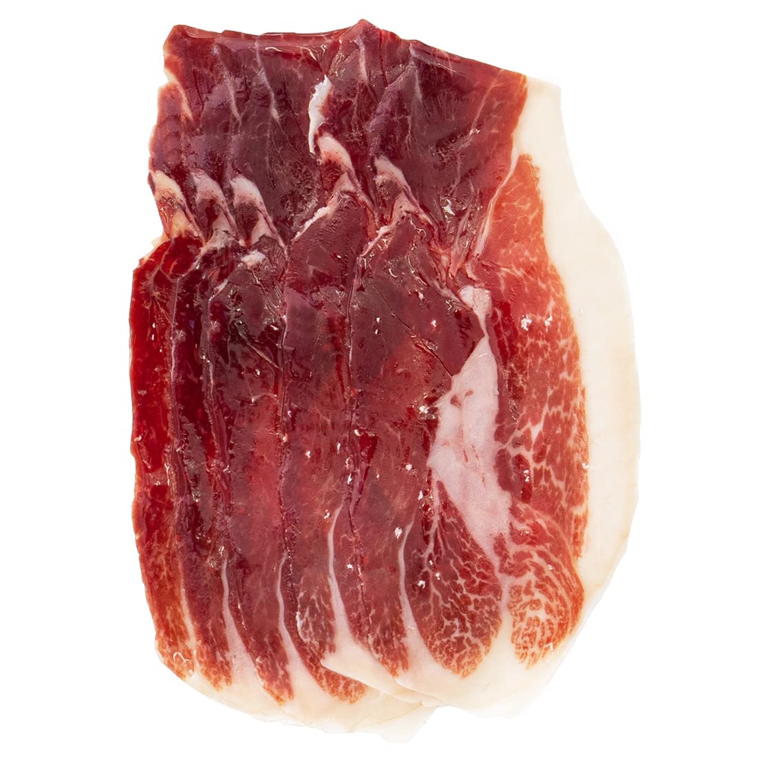 7B PREMIUM 50% Iberische Rasse Schinken | Spanischer Schinken Feldköderschinken | JAMON Pata Negra Guijuelo 36 Monate (In Scheiben geschnitten 10X100G)