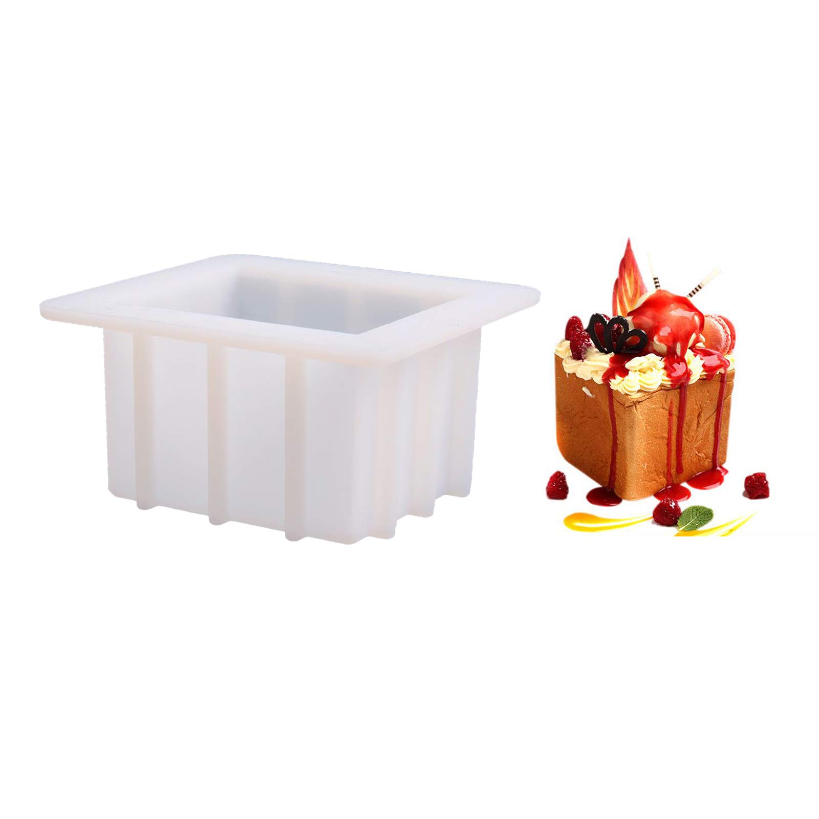 3 zestaw 500 ml forma do mydła kostka ciasto forma mydło ręcznie robione mydło galaretka 500 ml formy do robienia