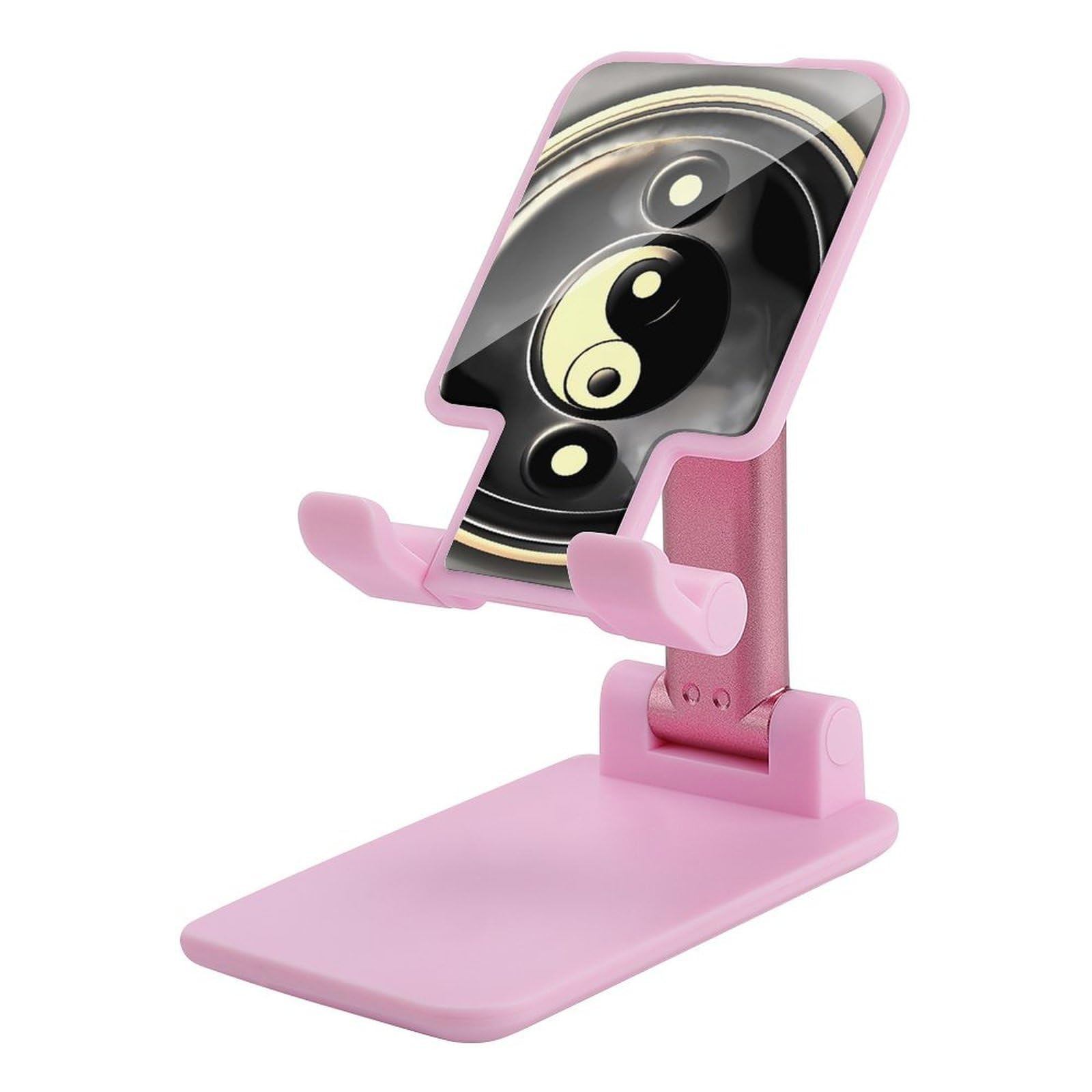 Support téléphone Yin Yang pliant et réglable pour bureau compatible iPhone 16 et 15 Pro Max - 6
