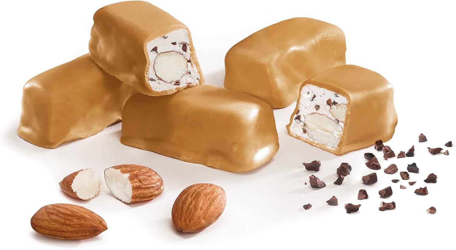 8x Sperlari Morbidelli Caramel Dorè Weiche Morbidelli-Nougats mit gesalzenem Karamell-Dorè-Überzug, 117g + Beni Culinari Kostenloser Schlüsselanhänger
