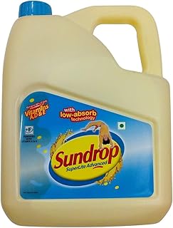 Sundrop Superlite Cooking Oil - Sunflower, 5L Can