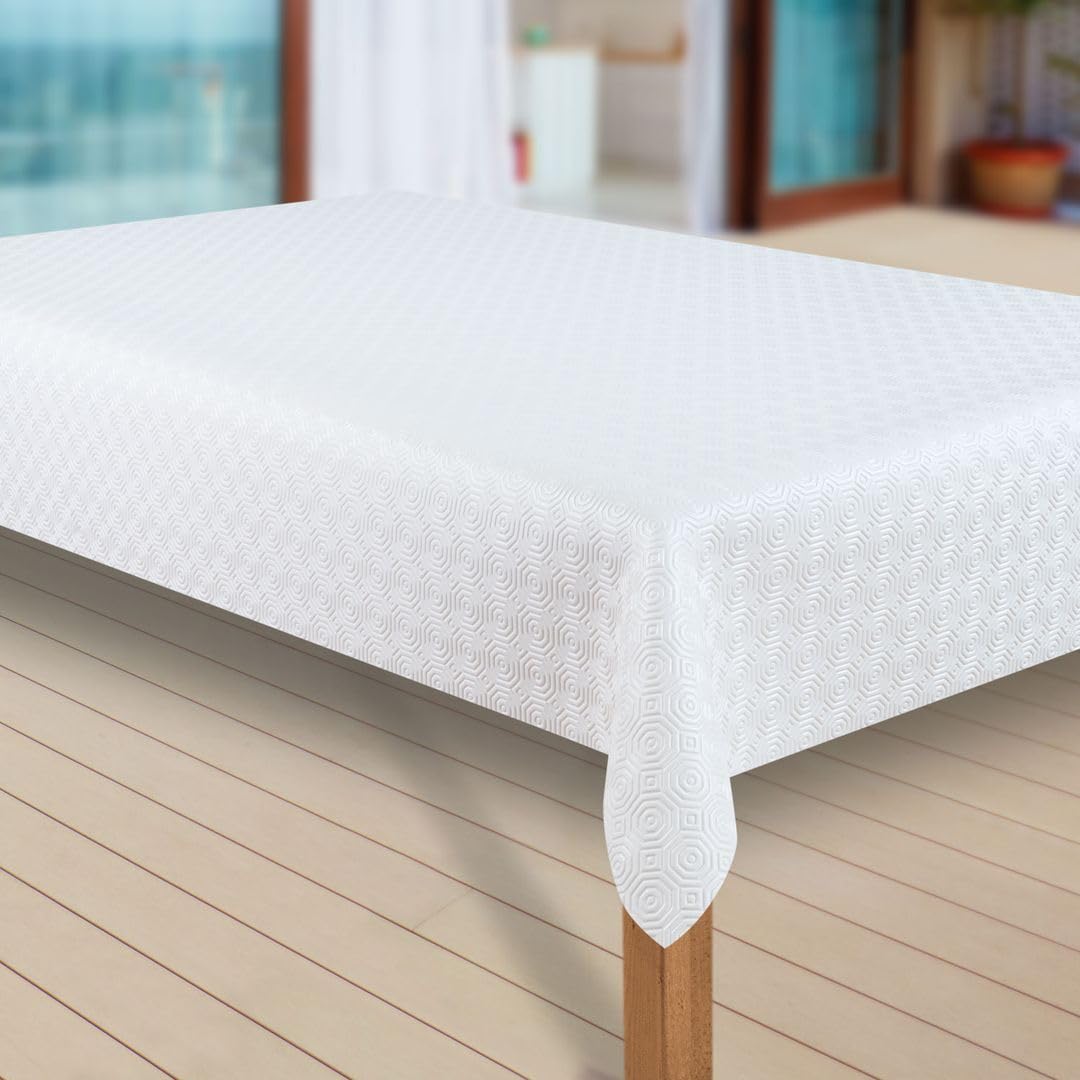 Tischdecke Molton Tischläufer Tischpolster Tischschoner Tischunterlage PVC abwaschbare Tischdecke Wasserabweisend Schutz |79|, Muster:Molton, Größe:140x300 cm