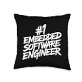 Embedded Software Engineer Throw Pillow