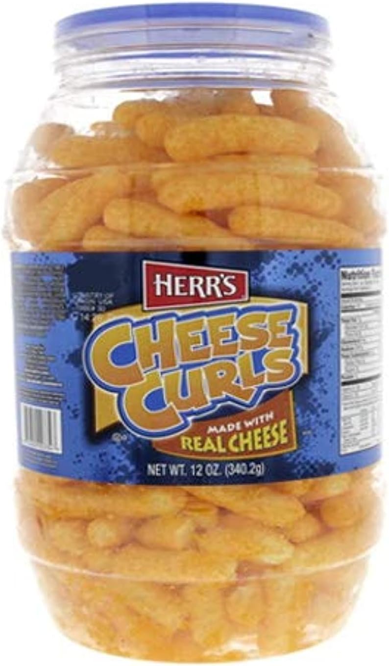 Herr's Cheese Curls Made With Real Cheese 340g
