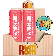 Gorgie Energy Drink Sparkling Watermelon Spice 12 fl oz Can Pack of 2 Alternative to Calculus Energy Drinks with a Random Item 3 Items