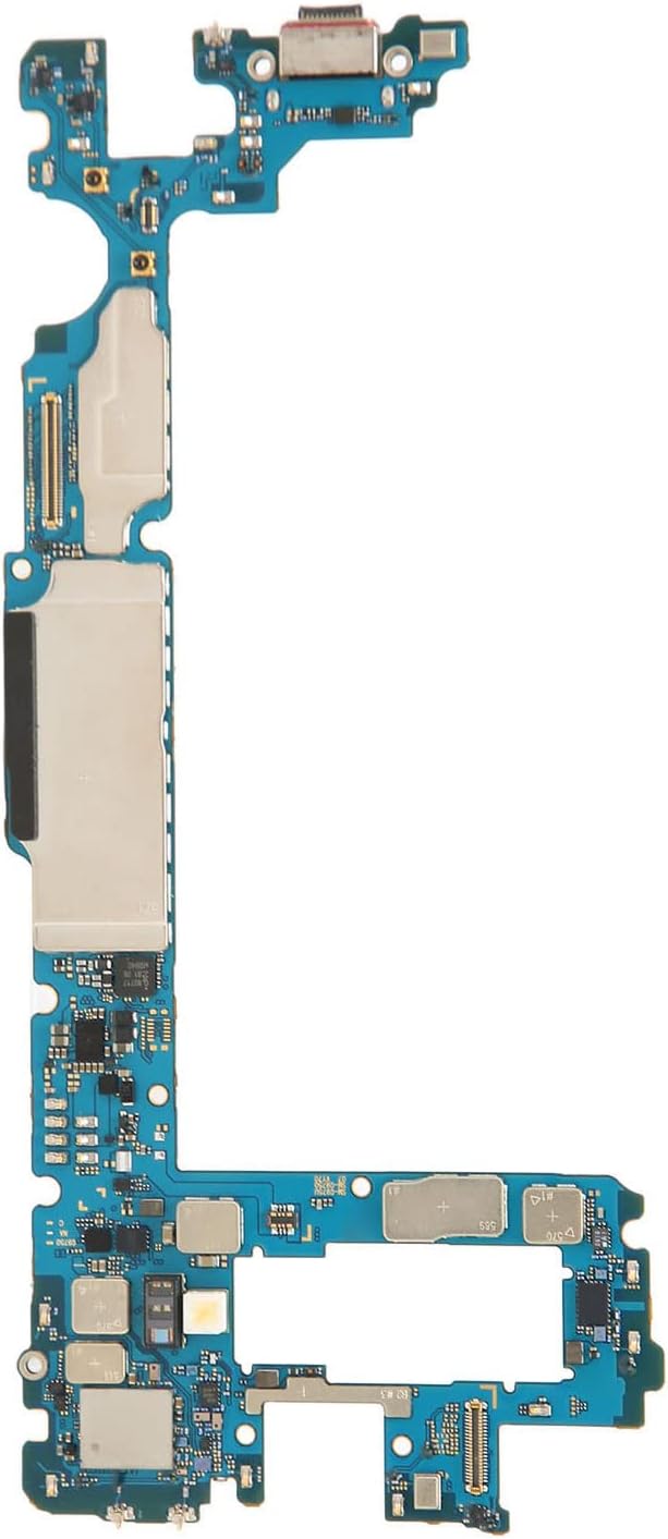 Scheda Madre per Sostituzione Smartphone Samsung Galaxy S10+ da 128 GB, Piastra Scheda Logica Scheda Madre Cellulare Sbloccata, Materiale PCB Facile da Installare (Versione USA)