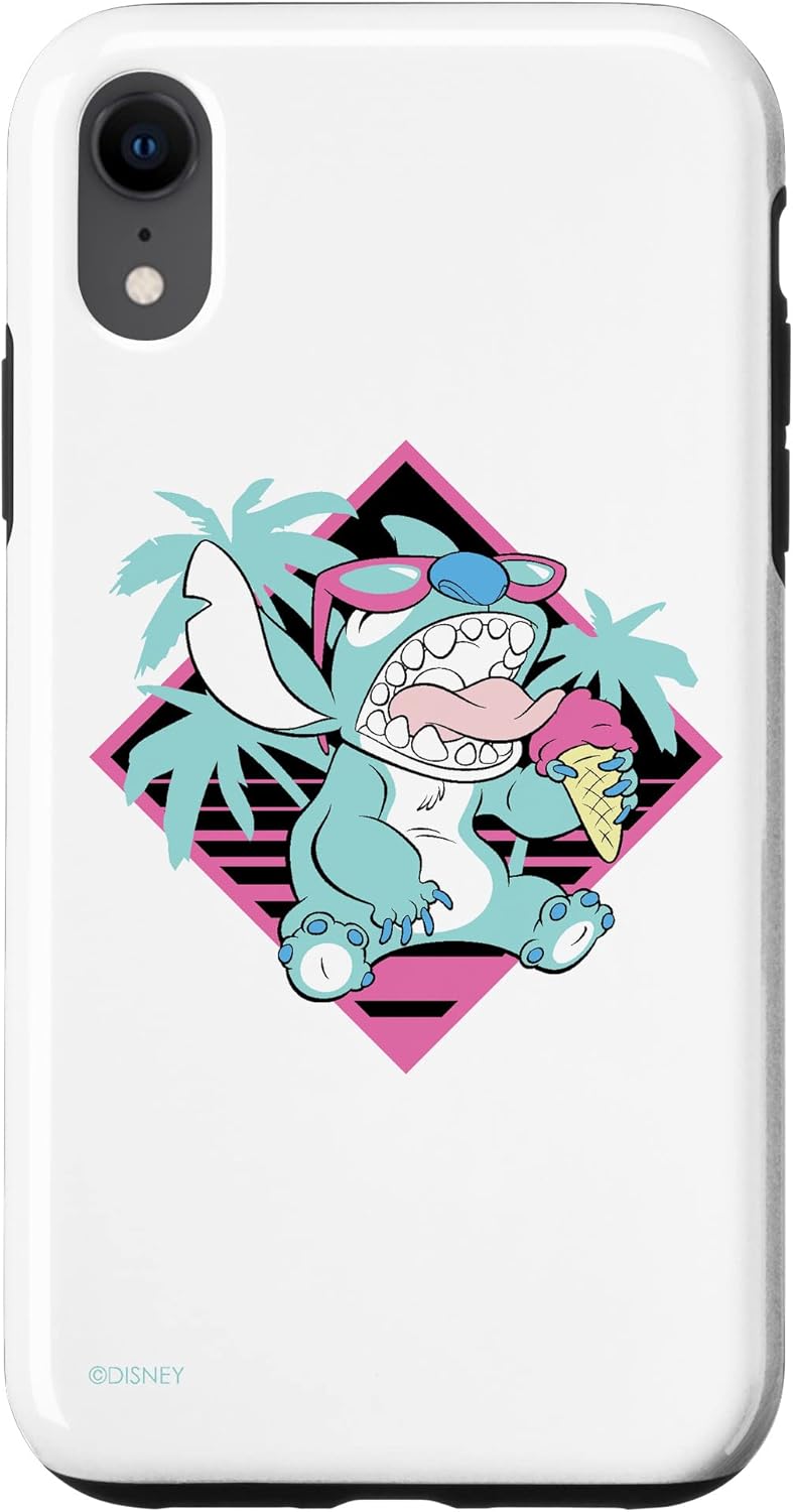 iPhone 13 Disney Lilo and Stitch Ice Cream Retro 90s Beach Case