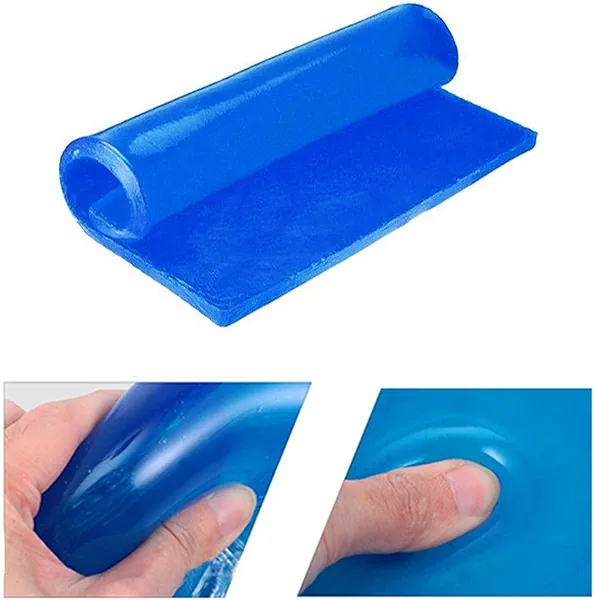 LisylineAuto Motorcycle Seat Gel Pad Driver/Passenger Car Seat Cushion Shock Absorption Mat Reduce Fatigue Comfortable Soft Pad DIY Seat Pad Cooling Cushion Motorcycle Seat Foam (25 x 25 x 1cm)