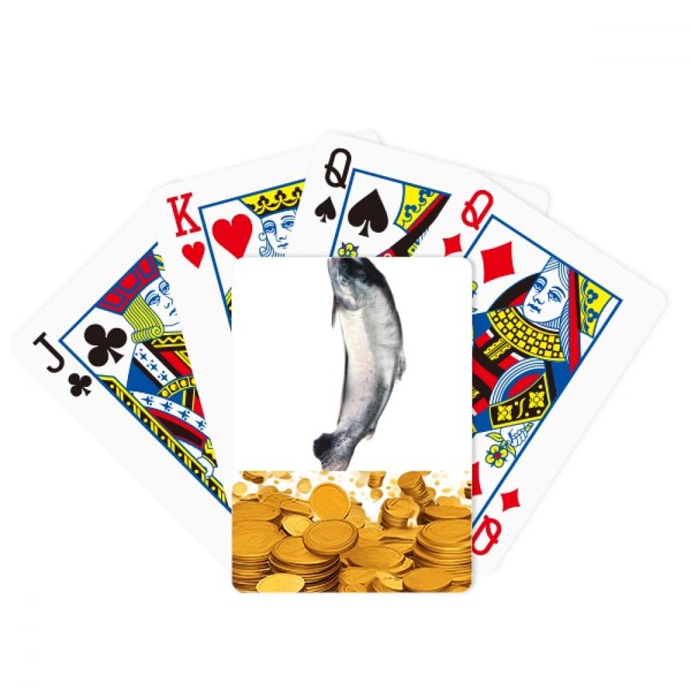 no/noOcean Fish Alive Activity Curly Gold Playing Card Classic Game