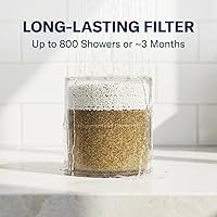 Vista 4 de HammerHead Showers Cartucho de repuesto de filtro de cabezal de ducha de metal sólido, filtro de ducha KDF de alto rendimiento, objetivos de cloro