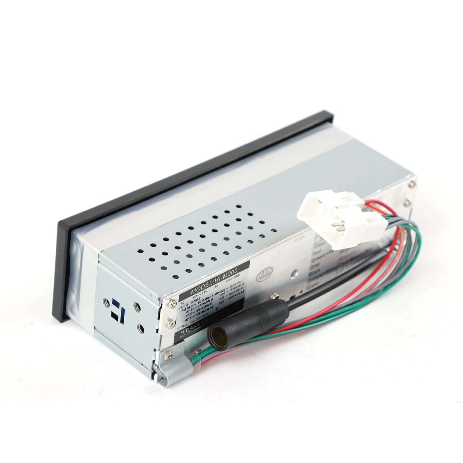 Uniwersalne radio Bluetooth M200 z wejściem AUX USB do koparki Komatsu Kobelco Sumitomo Takeuchi, 12/24 V, odbiornik radiowy, części zamienne