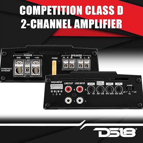 Miniatura 6 de KICKER Paquete de 3 artículos de subwoofer y amplificador 12 pulgadas Comp de 300 W, submarino cargado de alimentación descendente, amplificador