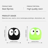 Vista 2 de Lindos Duendes de Hollín, 35 Piezas de Accesorios de Decoración Interior Automotriz para Espejo Retrovisor y Tablero del Coche, Linda Decoración