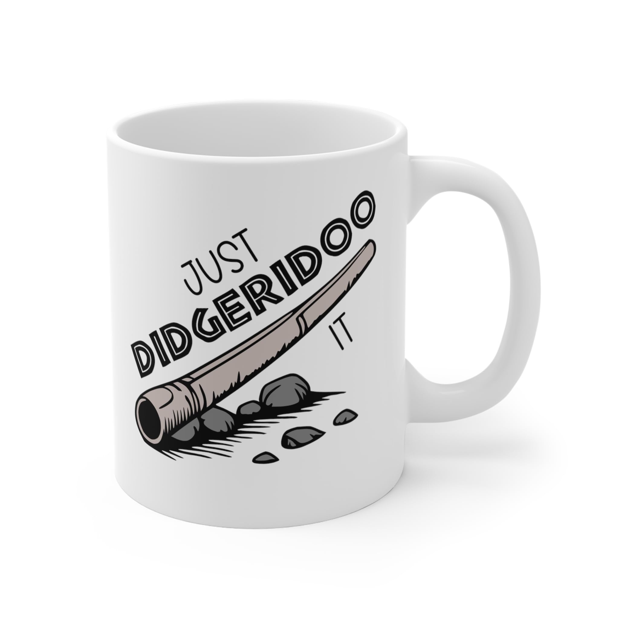 Perfect Printables Funny Didgeridoo Player Coffee Mug Gifts, Just Didgeridoo It, Didgeridoo Lover Cup