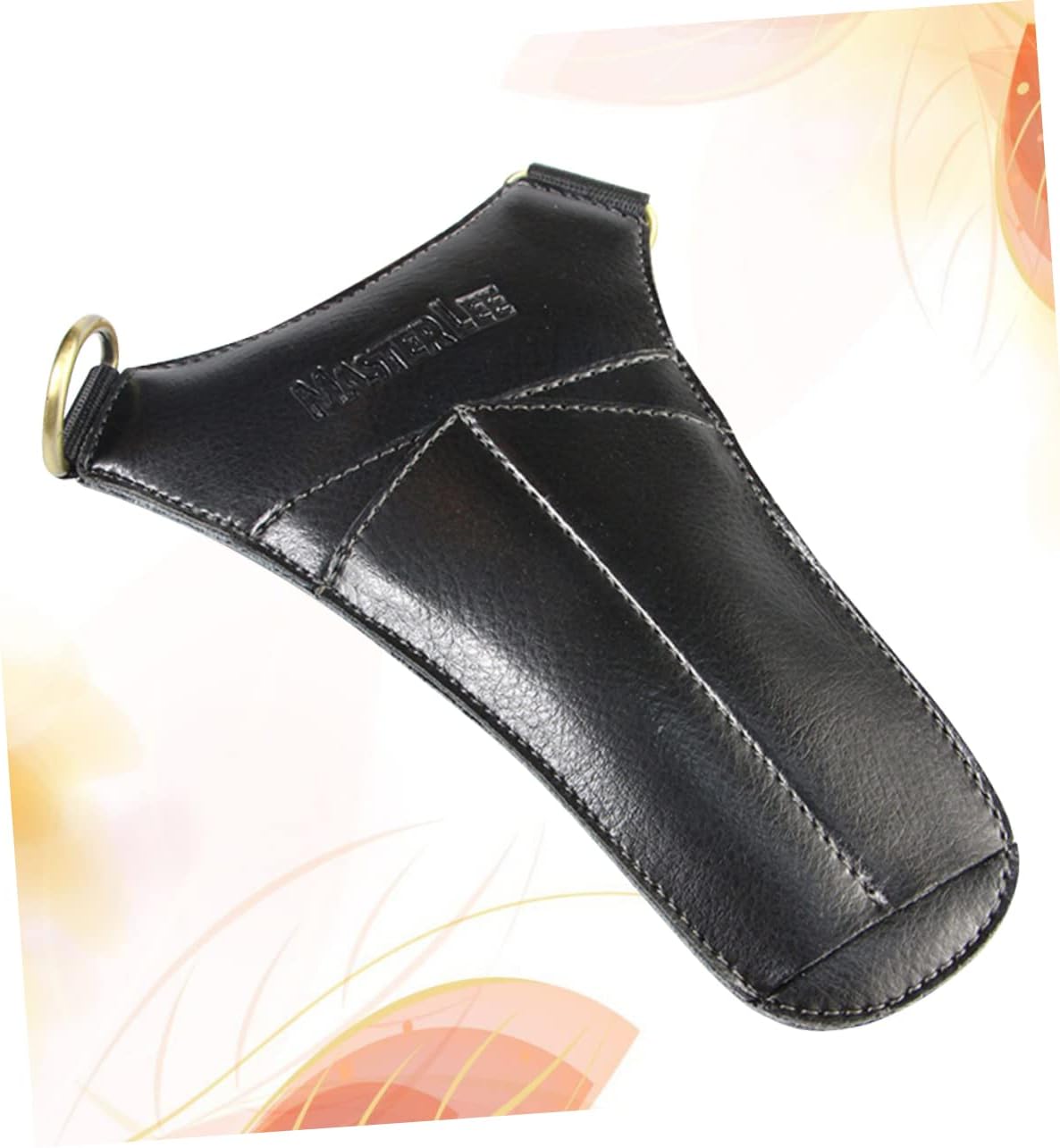 Hairdresser Scissors Bag, Storage Bag，1pcs Salon Barber Leather Pouch for Hairdressing Tools Portable Waist Organizer