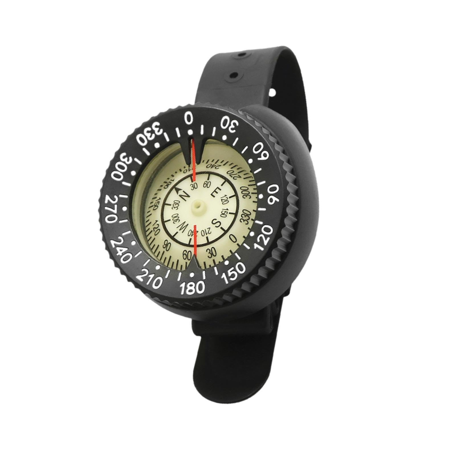 Orienteering Subacqueo Bussola Da Polso SEAC Compact - Cinturino Resistente E Quadrante Luminescente Bussola Con Quadrante Luminescente - Foto 6