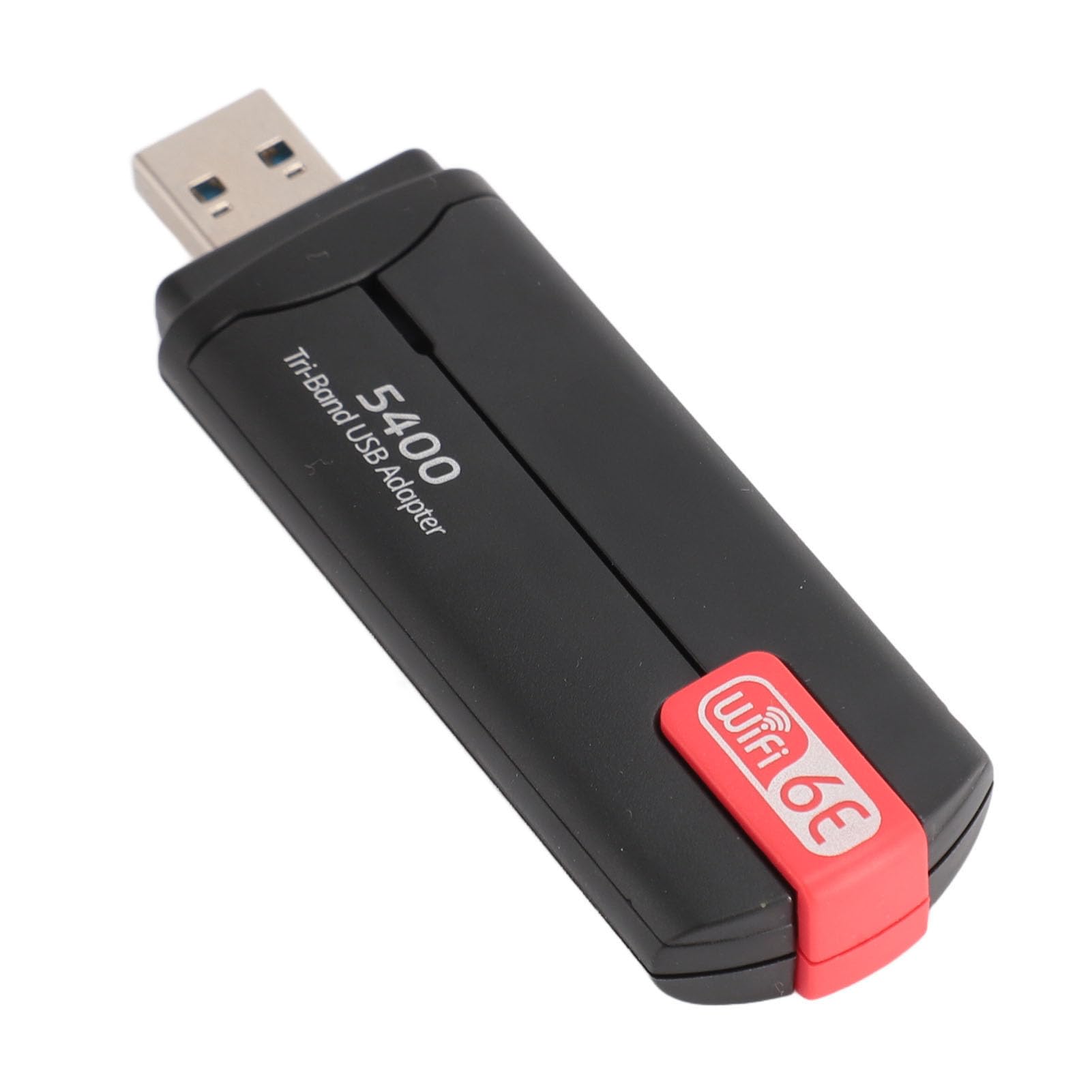Asixxsix Adattatore WiFi USB da 5400 MBPS,2,4G 5G 6G TRI Adattatore USB3.0 Adattatore WiFi 6E Wireless Adattatore di Rete, Adattatore USB WiFi 6E Portatile per PC per Laptop Desktop