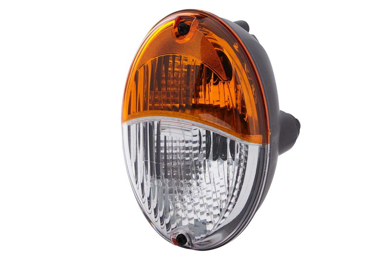 Hella Indicatore direzione - Agroluna - Alogeno - 12V - Montaggio, interno/Montaggio, esterno/avvitato - ADR/GGVS - Colore diffusore luce: giallo/bianco - Spina: Spina piatta - 2BE 343 130-001