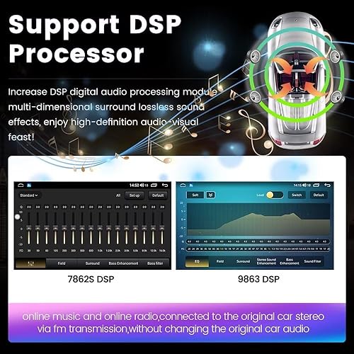 Miniatura 3 de 5GWiFi - Radio estéreo de coche para Ford F150 2009-2012 - Biorunn 8-Core Carplay inalámbrico Android Auto GPS Navegación GPS - 2GB+32GB 9 pulgadas