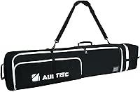Vista 10 de Bolsa de Snowboard Acolchada AUMTISC para Viajes Aéreos, Bolsas de Viaje para Snowboard para Volar con Bolsillos para Equipo, Disponible en Longitud